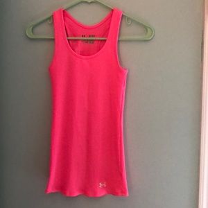 Hot pink under armor tank top
